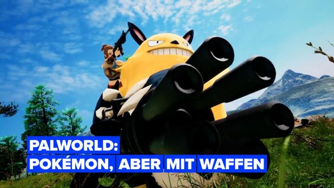 Palword: Pokemon mit Schusswaffen