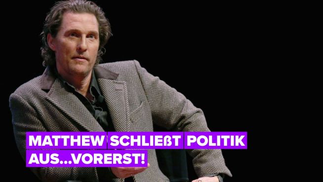 Warum Matthew McConaughey doch nicht für den Gouverneurposten kandidiert